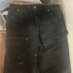 Vintage Carhartt Carpenter Pants. Distressed. Made in USA